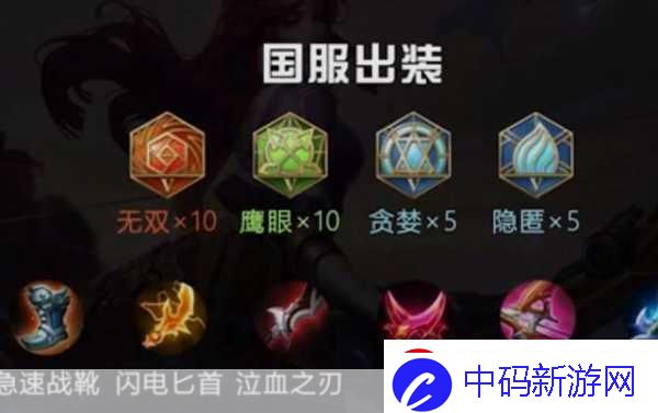 王者荣耀伽罗最强出装和铭文