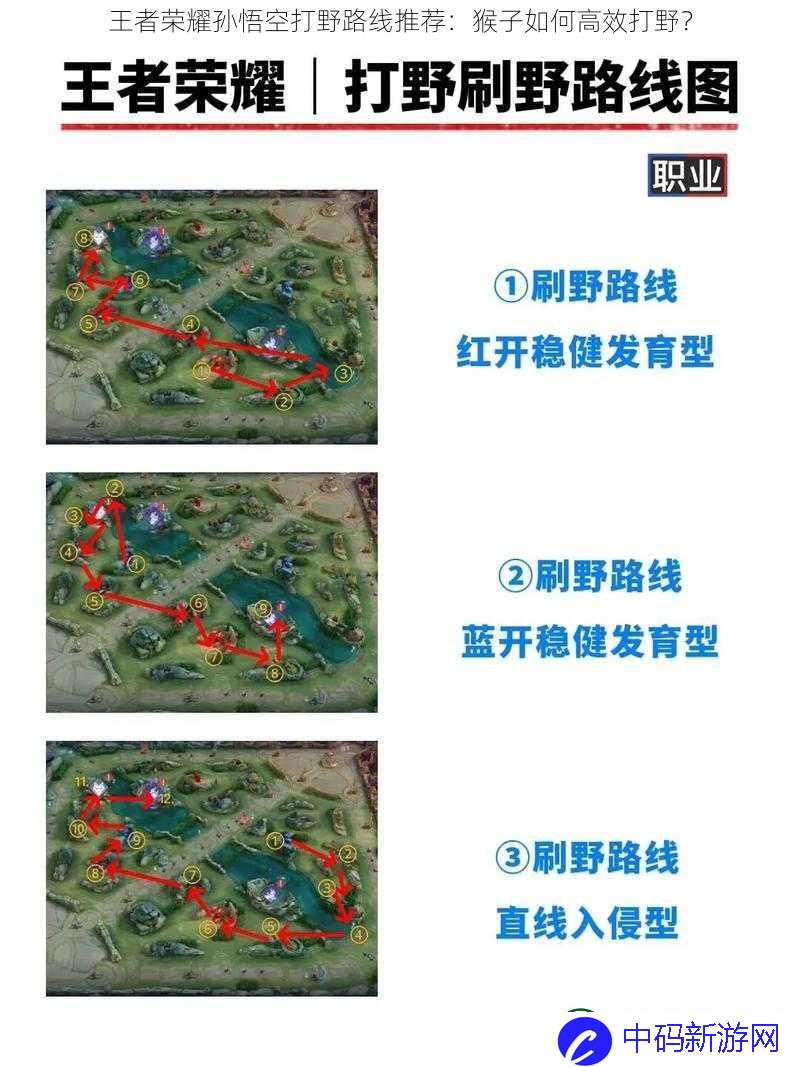 王者荣耀孙悟空打野路线推荐