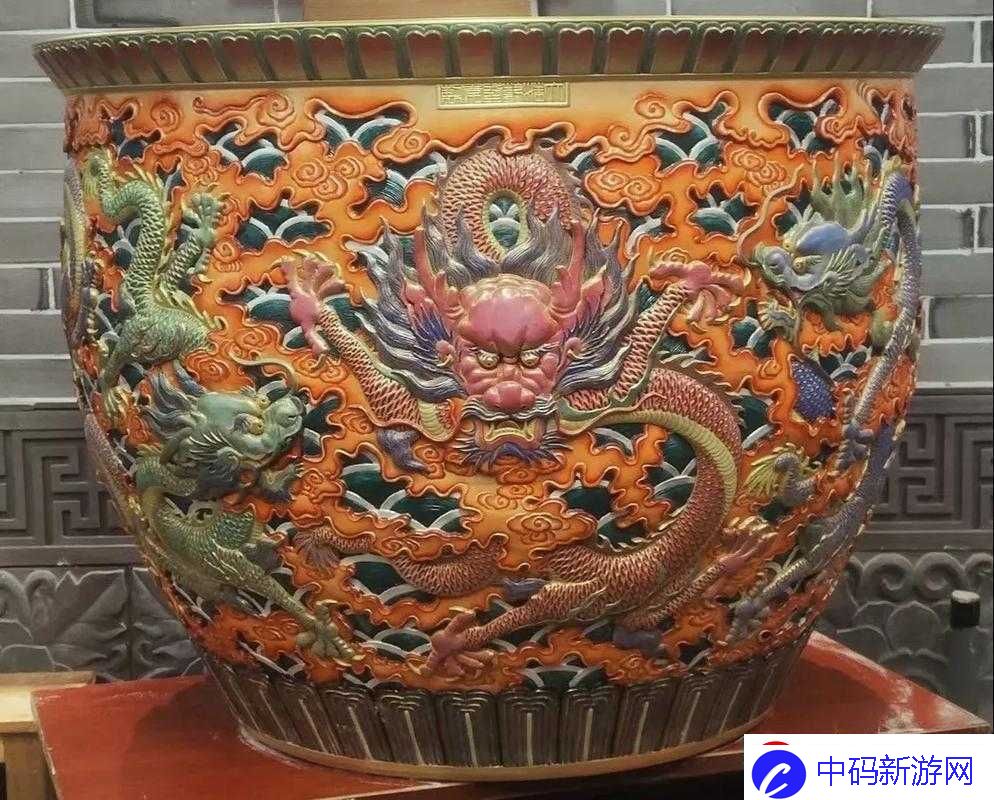 乾隆九龙大缸h9