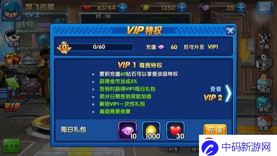 跑跑卡丁车手游特权详情查询