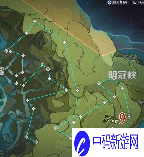 原神蒙德甜甜花采集位置与路线图