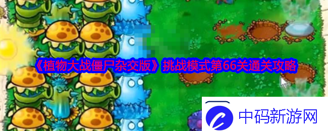 植物大战僵尸杂交版挑战模式第66关怎么过关通关攻略