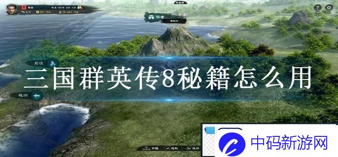 三国群英传8秘籍怎么用