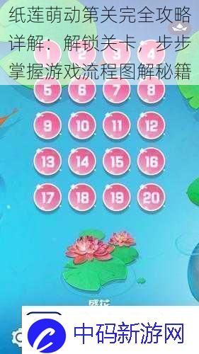 纸莲萌动第关完全攻略详解