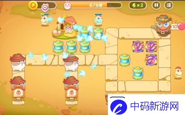 保卫萝卜4波仔很忙第十关无损通关技巧分享