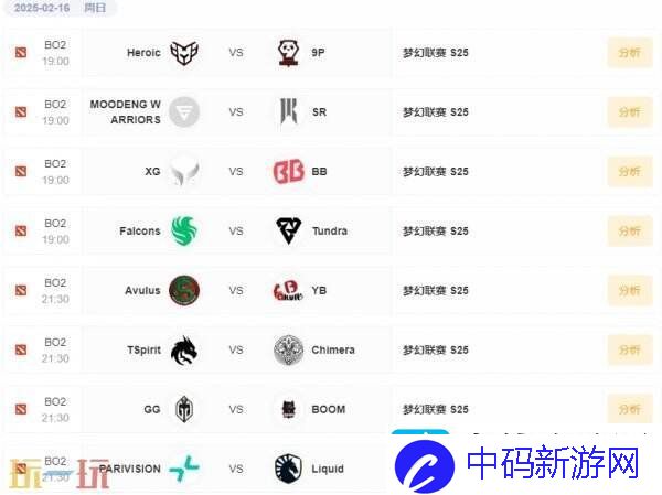 DOTA2梦幻联赛s25本周日开赛！赛程时间表分享！Undyne替补出战！