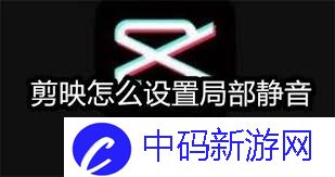剪映如何设置局部静音