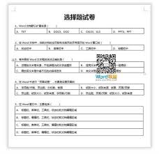 如何自己制作出题试卷