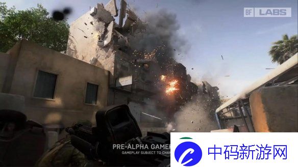 泄露视频显示战地新作中-近战武器可破坏建筑物！