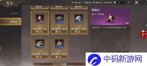 《封神：开天》贡献点使用优先级