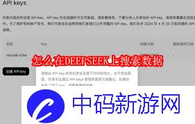 如何在DEEPSEEK上搜索数据