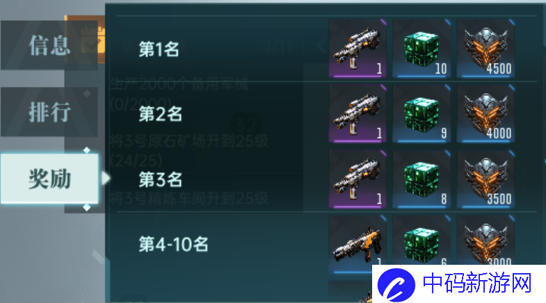 《群星纪元》联盟战争奖励介绍
