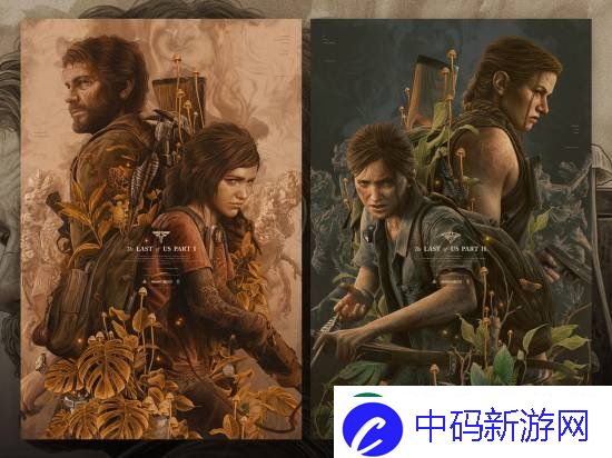 美末完整版收藏画作大图公开：背景从乔尔到艾比