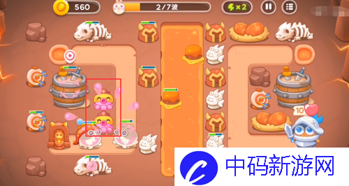《保卫萝卜4》饿龙传说第7关攻略