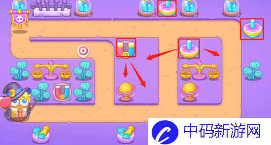 《保卫萝卜4》阿波与魔法宝藏第12关通关攻略