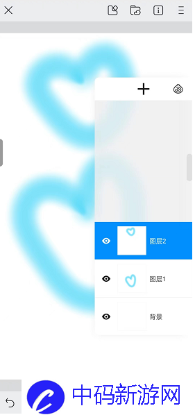 《画世界》向下合并图层方法
