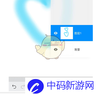 《画世界》向下合并图层方法