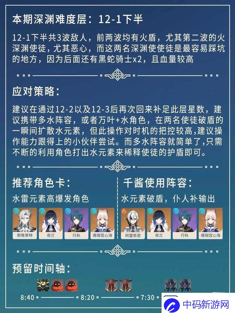 原神铸镜研练一通关攻略精选阵容选择与高效策略深度解析