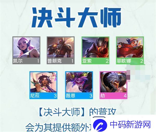 云顶之弈s8决斗大师羁绊是什么效果云顶之弈s8决斗大师羁绊效果介绍