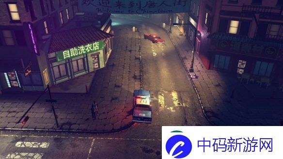 警车驰骋街头