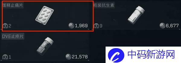 三角洲行动全部药品介绍 三角洲行动药品图鉴
