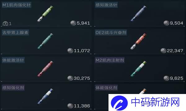 三角洲行动全部药品介绍 三角洲行动药品图鉴