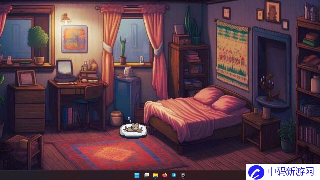 休闲挂机桌面宠物游戏《屏幕上的猫》登Steam2